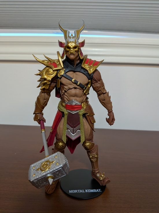 McFarlane Toys Other - Mortal Kombat Shao Kahn Collectible Figure - Gold & Red Armor